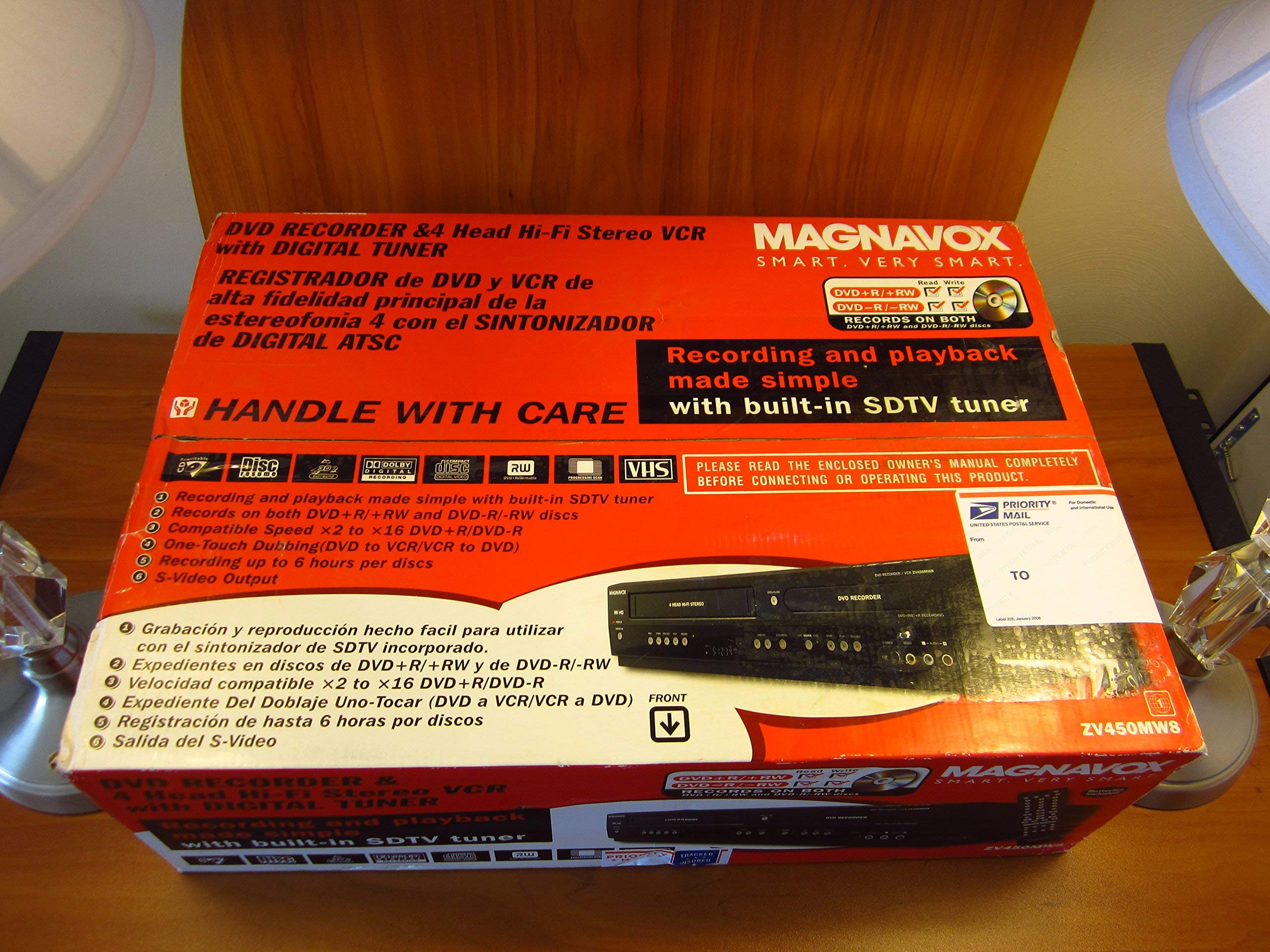 Amazon.com: Magnavox ZV450MW8 DVD Recorder and VCR Combo with